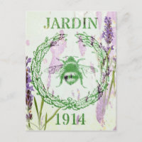 rustique chic pays lavande vintage abeille