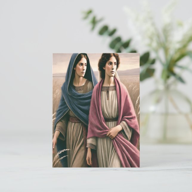 Carte Postale Ruth 1 Main dans le voyage manuel (Debout devant)