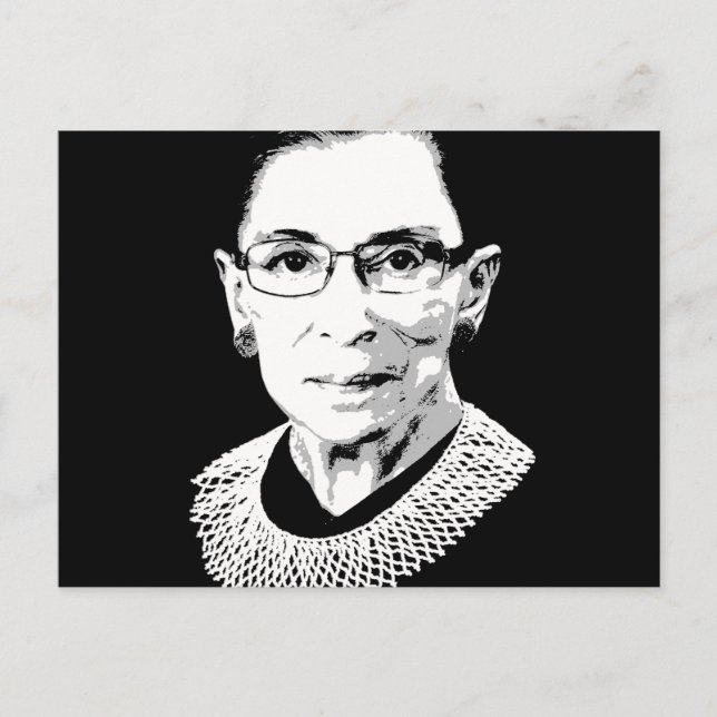 Carte Postale Ruth Bader Ginsburg Face (Devant)
