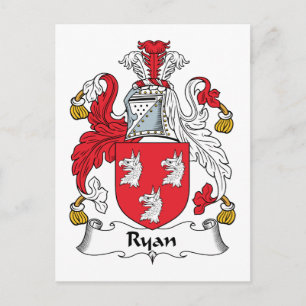 Carte Postale Ryan Family Crest