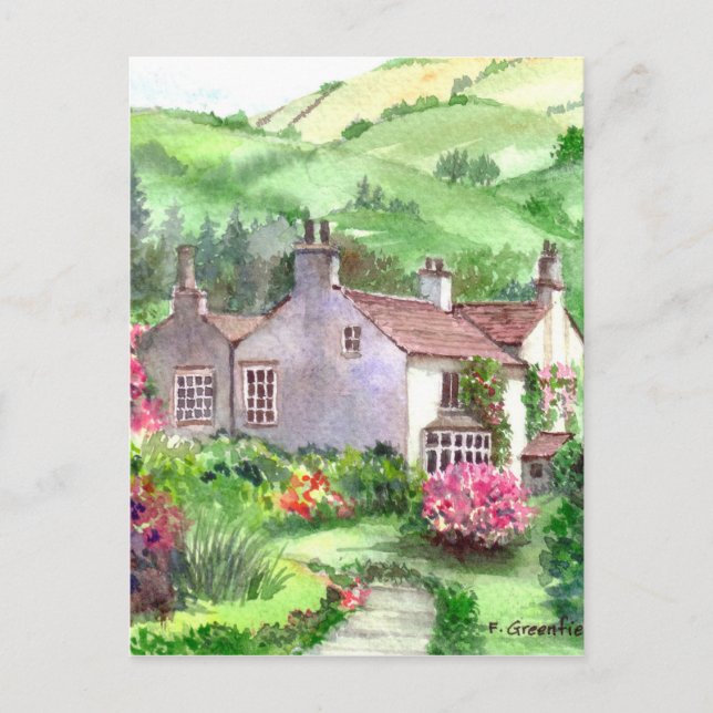 Carte Postale Rydal Mount, Maison de William Wordsworth (Devant)