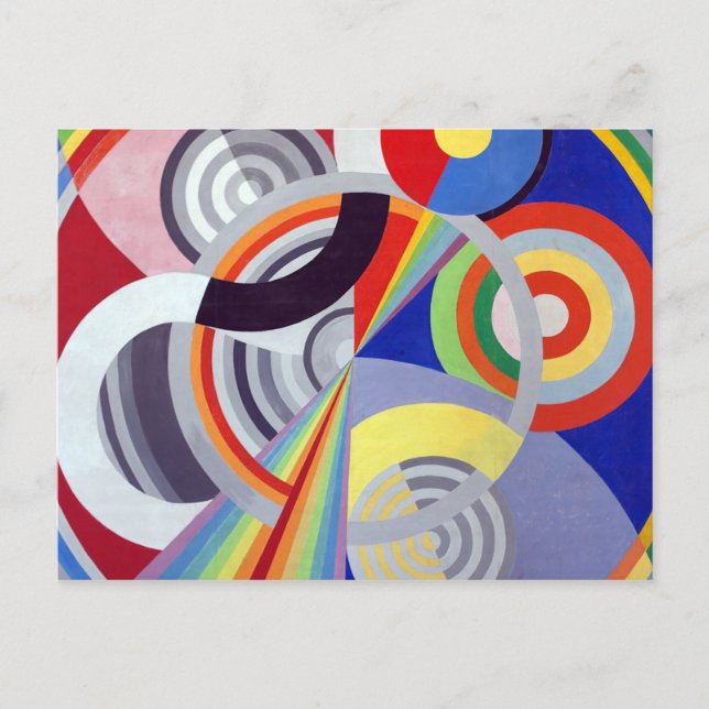 Carte Postale Rythme 1 par Robert Delaunay (Devant)