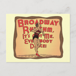 Carte Postale Rythme Broadway