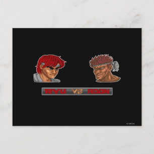 Carte Postale Ryu Vs Adon