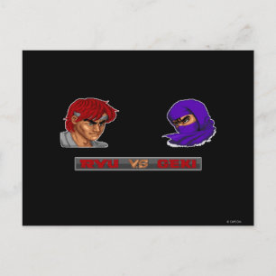 Carte Postale Ryu Vs Geki