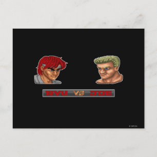Carte Postale Ryu Vs Joe