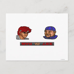 Carte Postale Ryu Vs Lee