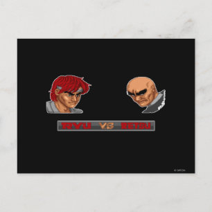 Carte Postale Ryu Vs Retsu