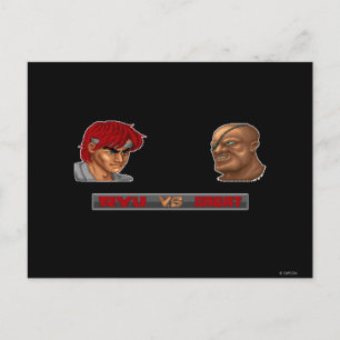 Carte Postale Ryu Vs Sagat
