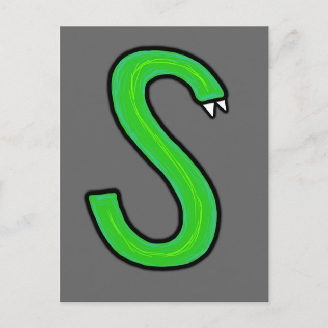 Carte Postale S Monster (Devant)