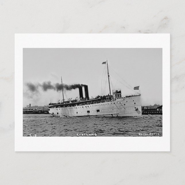 Carte Postale S.S. Eastland photographié par Pesha Postcard Co (Devant)