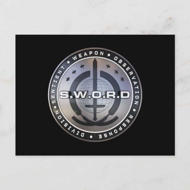 Carte Postale S.W.O.R.D. Emblème (Devant)
