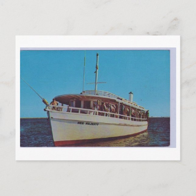 Carte Postale SA MAJESTÉ Capt. Ben Marler, Destin, Floride (Devant)