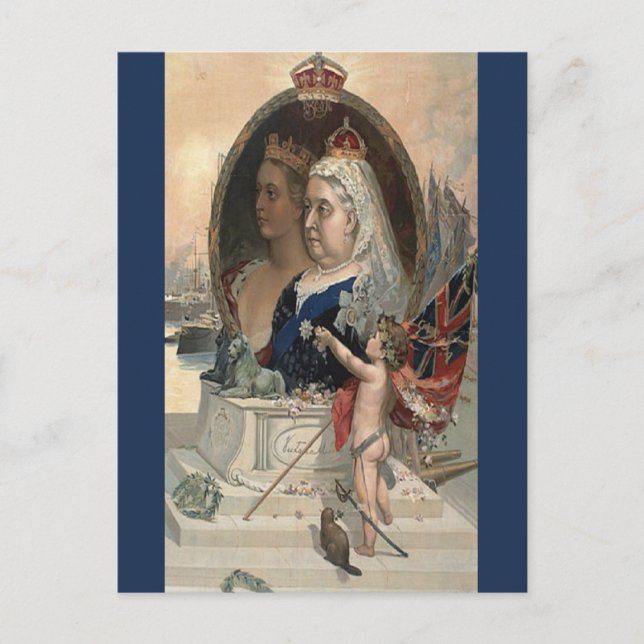 Carte Postale Sa Majesté la reine Victorias jubilé au diamant 18 (Devant)