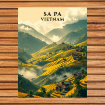 Sa Pa Vietnam Travel Rice Terrasses Mountain