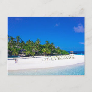 Carte postale Sa plage pour toutes les invatations