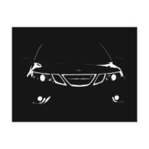 Carte postale Saab 9-3 Aero