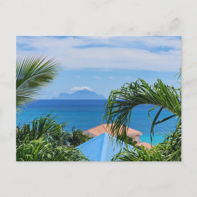Carte Postale Saba in de verte (Devant)