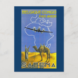 Carte Postale Sabena ~ Belgique Congo