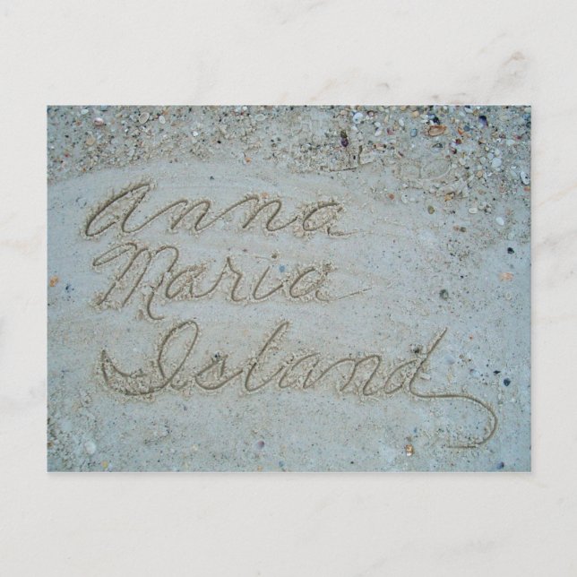 Carte Postale Sable d'Anna Maria (Devant)