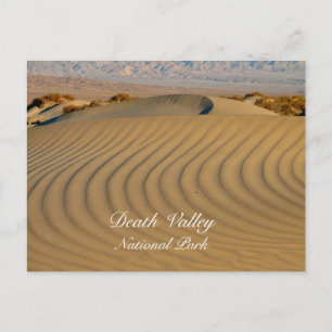 Carte Postale Sable ondulé, Mesquite Flat, Parc national de la v