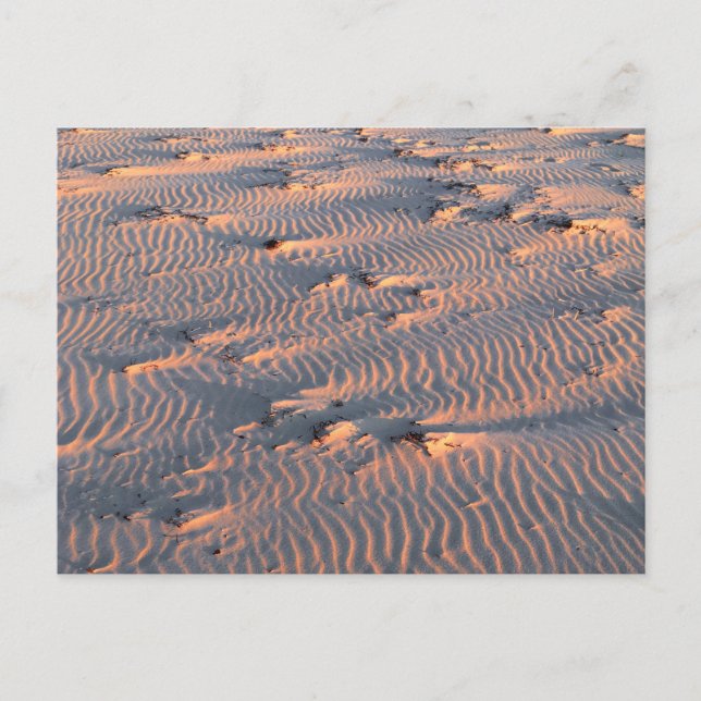 carte postale sable ondulée (Devant)
