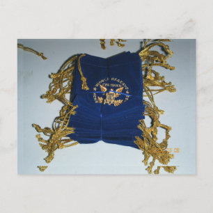 Carte Postale Sac à Monnaie, Pochette en Velours, Sac à Monnaie