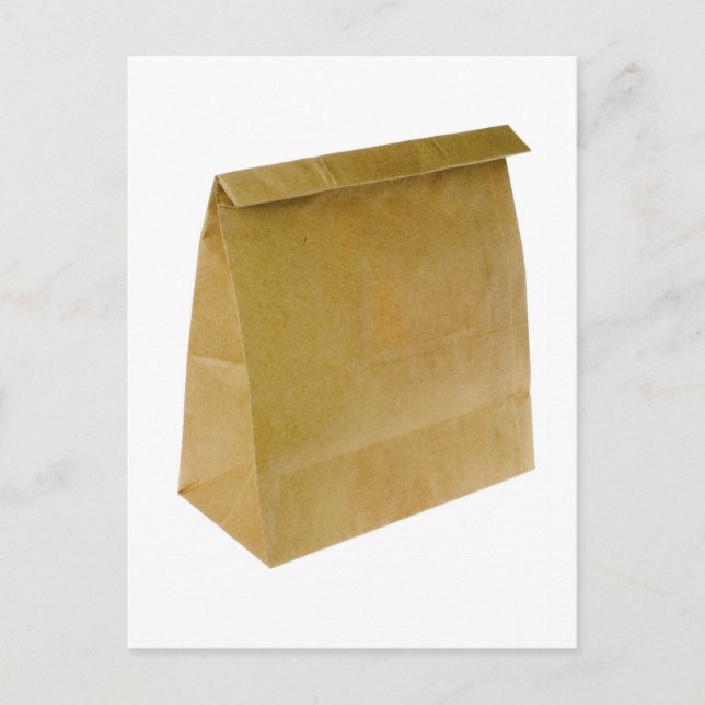 Carte Postale sac en papier Brown (Devant)