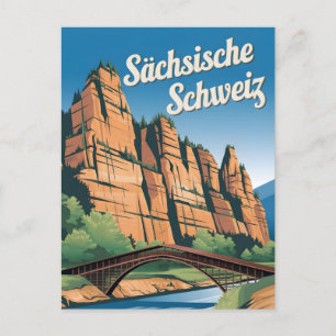 Carte Postale Sächsische Schweiz Suisse Allemagne