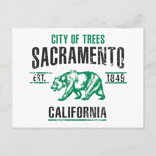 Carte Postale Sacramento (Devant)
