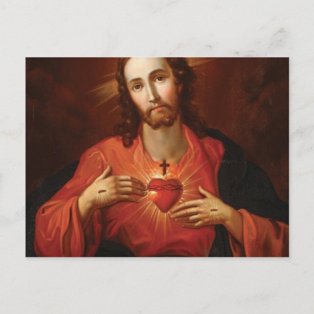 Carte Postale Sacré-Cœur de Jésus (Devant)