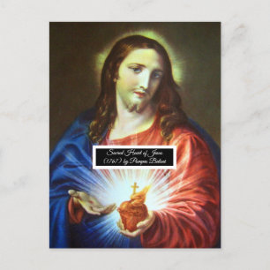Carte Postale Sacré Coeur de Jésus