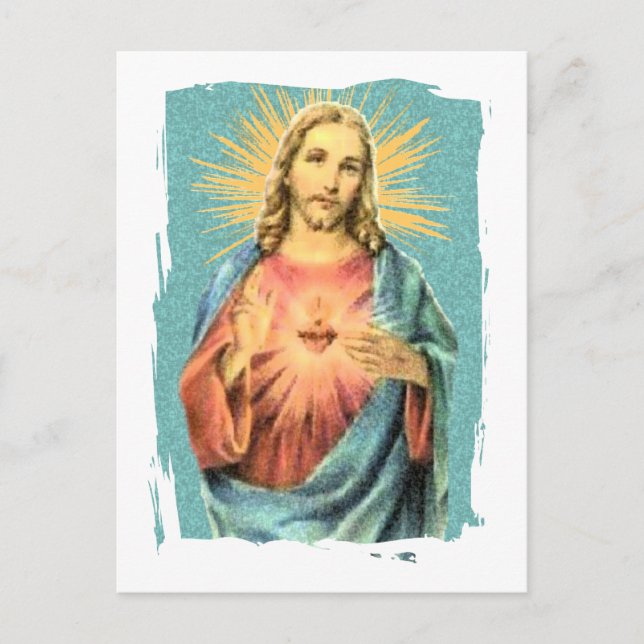 Carte Postale Sacré Coeur de Jésus (Devant)