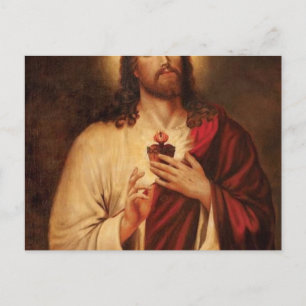 Carte Postale Sacré Coeur De Jésus