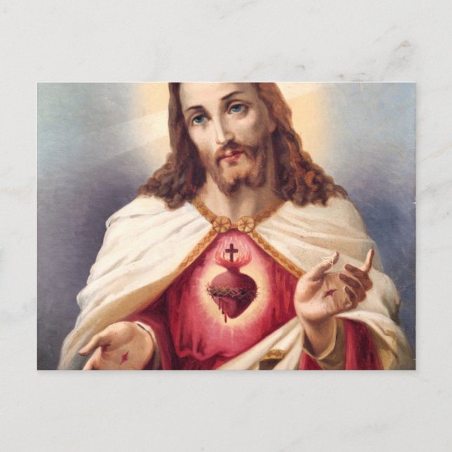Carte Postale Sacred Heart Of Jesus (Devant)