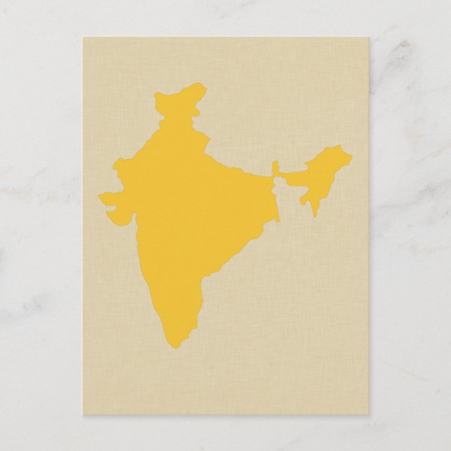 Carte Postale Saffron Blue Spice Modes Inde (Devant)