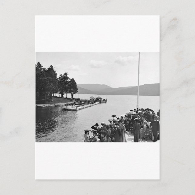 Carte Postale Sagamore Dock, Lake George : 1904 (Devant)
