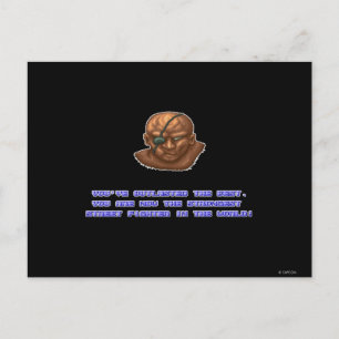 Carte Postale Sagat KO'ed