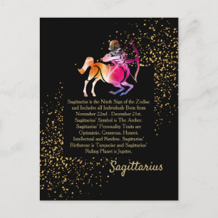Carte Postale Sagittaire l'Archer