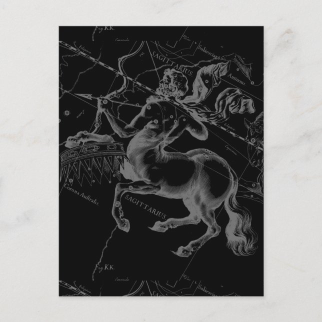 Carte Postale Sagittarius Constellation Classy Hevelius (Devant)