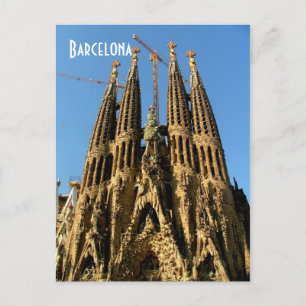 Carte Postale Sagrada Familia