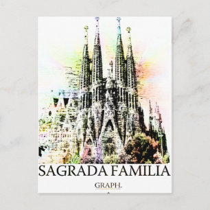 Carte Postale Sagrada Familia