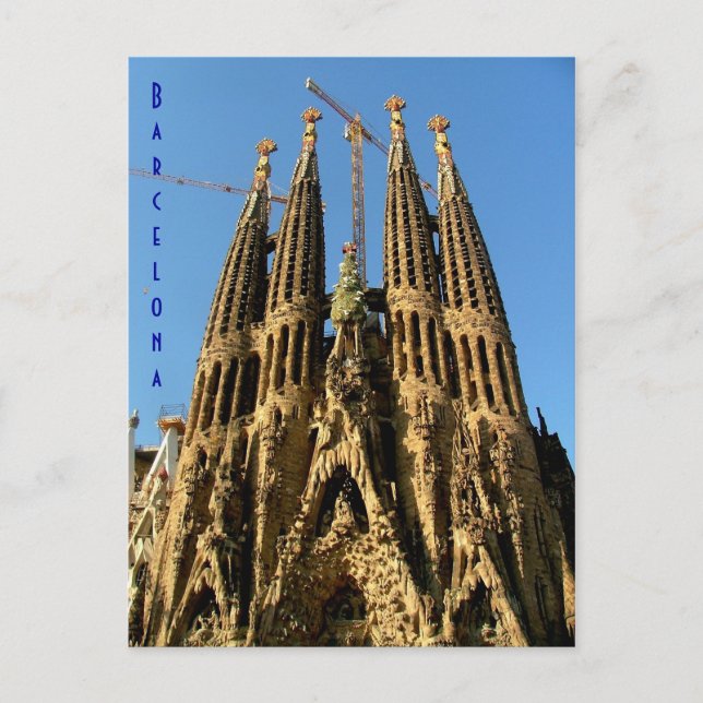 Carte Postale Sagrada Familia (Devant)