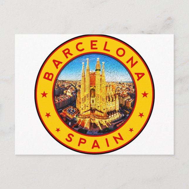 Carte Postale Sagrada Familia Barcelone (Devant)