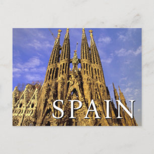 Carte Postale Sagrada Familia   Barcelone, Espagne   MERCI