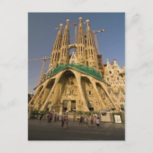 Carte Postale Sagrada Familia de Barcelone
