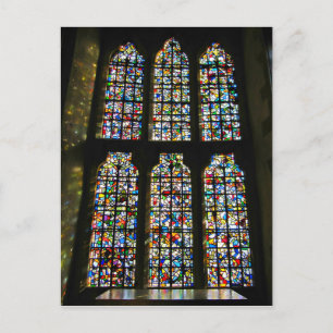 Carte Postale Sagrada Familia Vitrages Barcelone Photographie