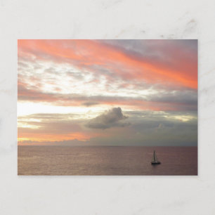 Carte Postale Sailboat de Sunset Beautiful