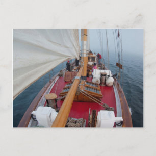 Carte Postale Sailing Boundary Pass