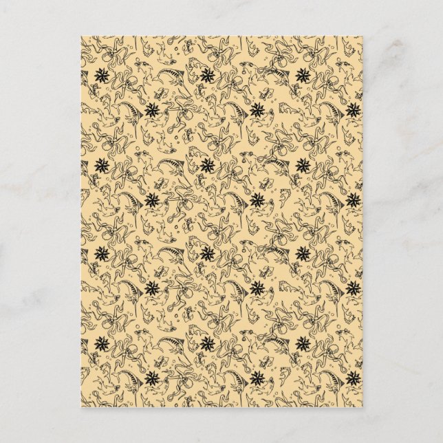 Carte Postale Sailor Jerry Motif (Devant)